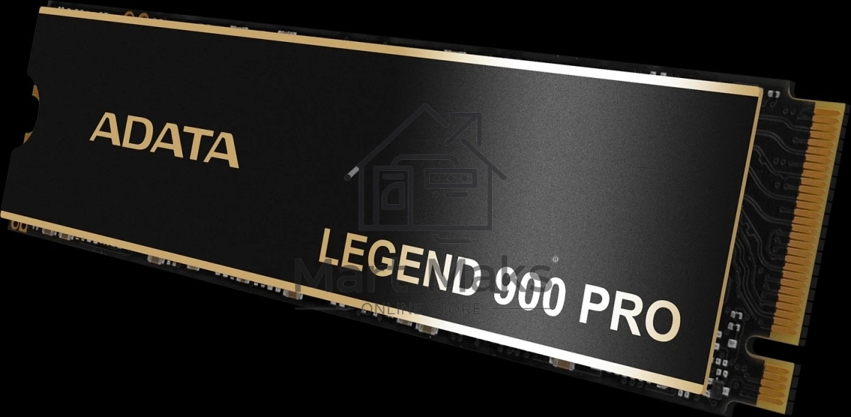 Твердотельный накопитель ADATA SSD LEGEND 900 PRO, 2000GB, M.2(22x80mm), NVMe 1.4, PCIe 4.0 x4, 3D NAND, R/W 7400/6500MB/s, IOPs н.д./н.д., TBW 1200, DWPD 0.3 (5 лет)