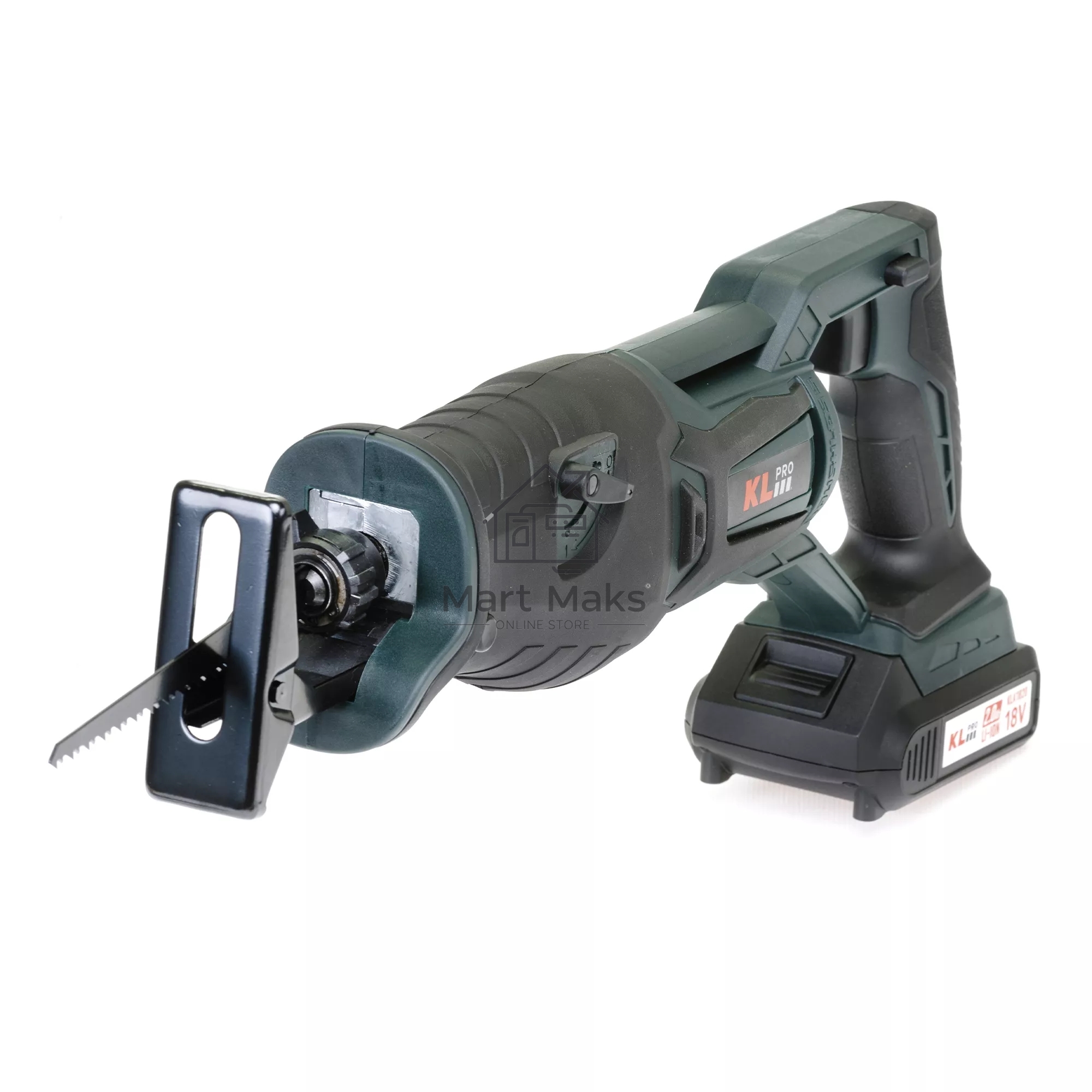 Профессиональная пила сабельная бесщеточная KLPRO KLTKT18B-20 (18 В, Li-ion-2шт, 2.0А·ч, полотна дерево/металл, ЗУ, сумка)