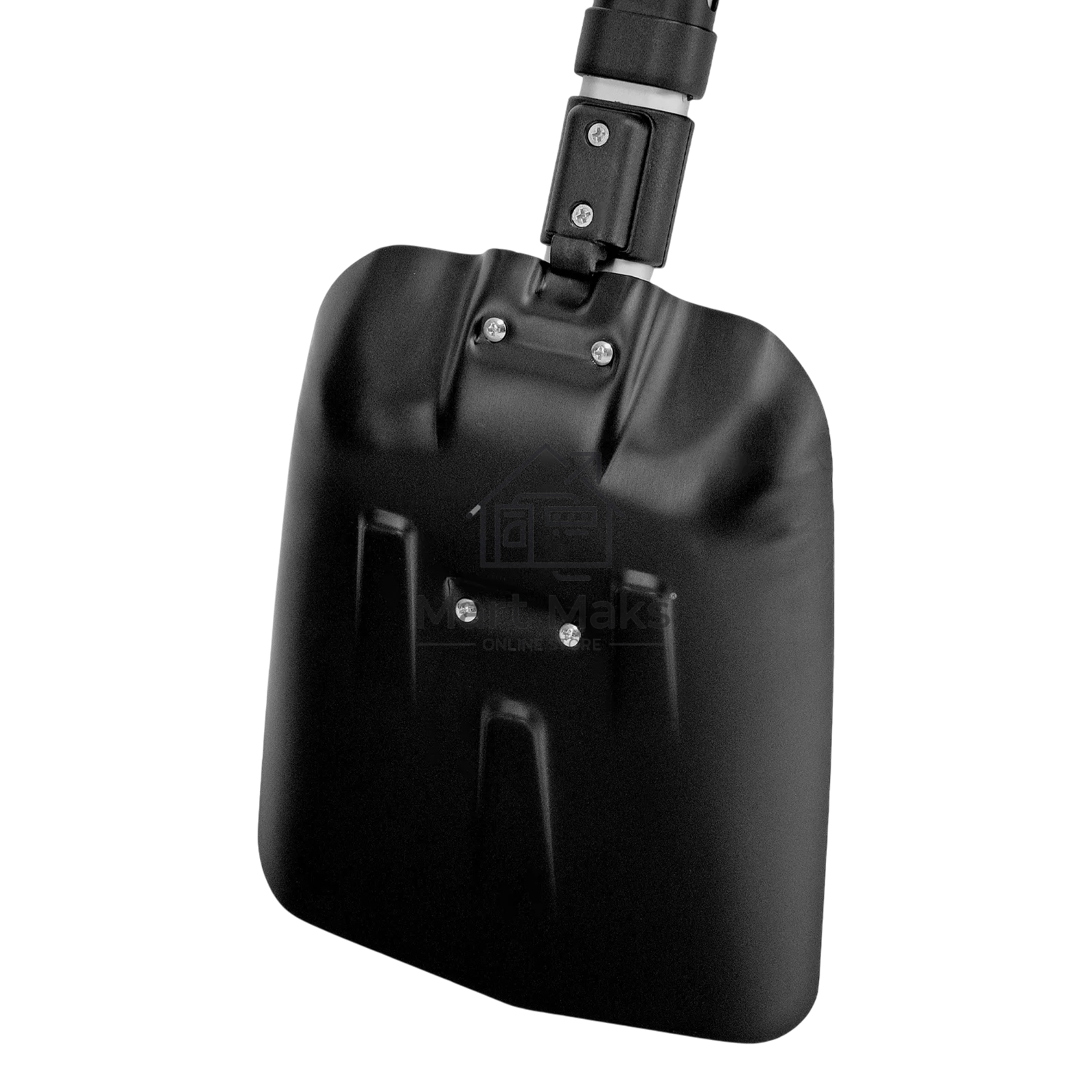 Лопата автомобильная складная Denzel алюминиевая, 220х280х585-870 мм, телескопический черенок