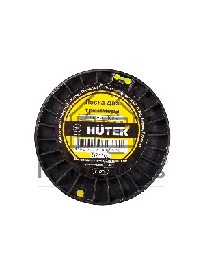 Леска для садовых триммеров Huter S24100 d=2.4мм L=100м для Hunter GGT-800S(T)/1000S(T)/1300S(T)/1500S(T) (71/2/4)