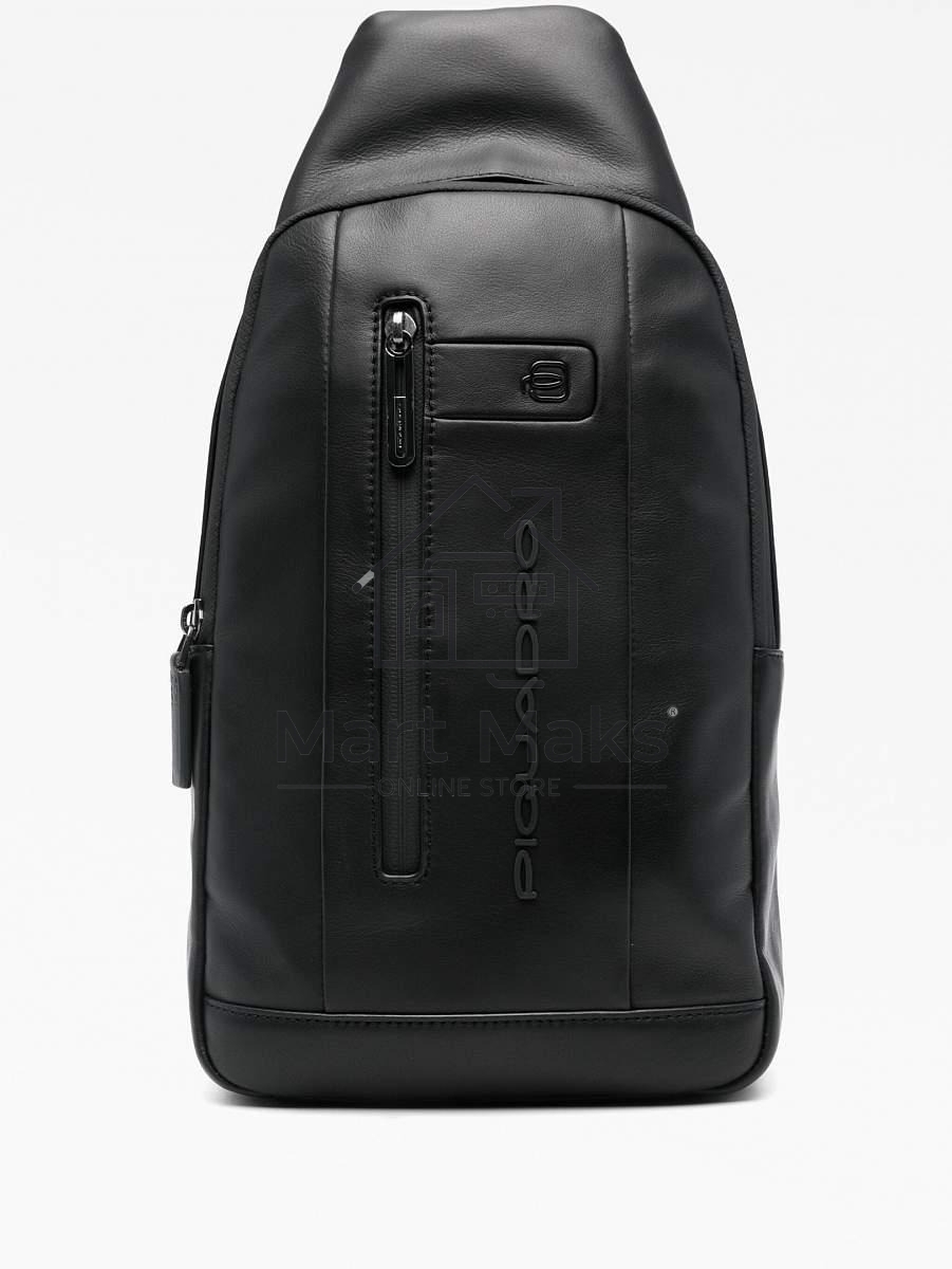 Рюкзак слинг мужской Piquadro Urban CA6540UB00/N, кожа, черный