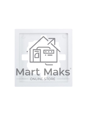 Рамка 1-мест. горизонт. ZIMA белый LEZARD 704-0200-146