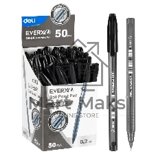 Ручка шариковая Deli EQ9-BK черн, d=0.7мм, черные чернила Ручка шариковая Deli EQ9-BK черн, d=0.7мм, черные чернила