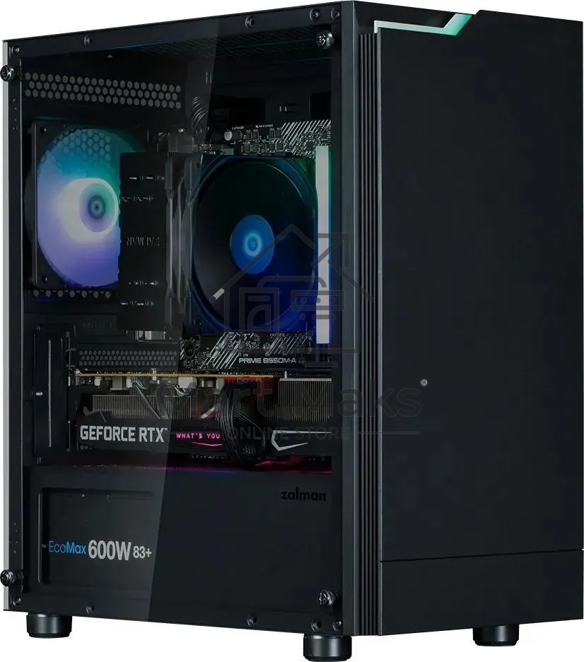 Компьютерный корпус Zalman ZM-T4 plus черный без БП mATX 1x80mm 3x120mm 1xUSB2.0 1xUSB3.0 audio bott PSU