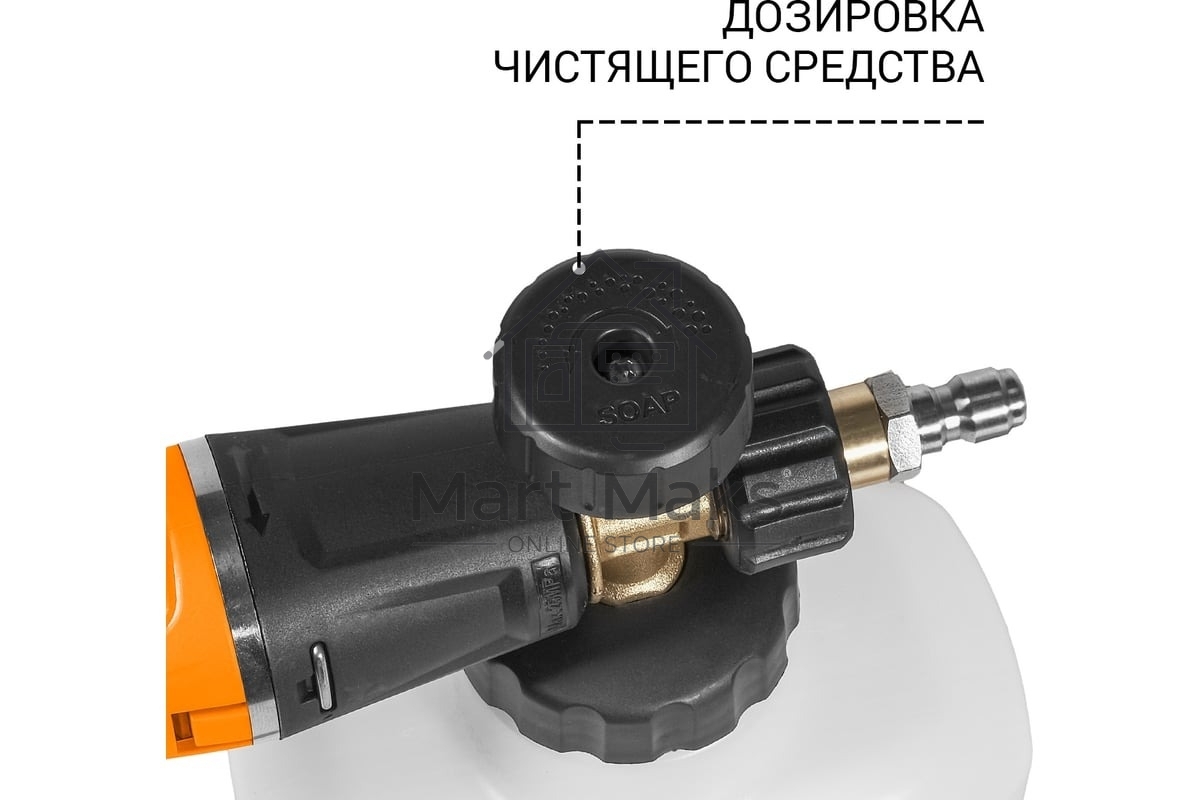 Мойка высокого давления Bort KEX-2800 2500 Вт, максимальное давление 125 бар, рабочее давление 105 бар, 12 л/мин, 23 кг, набор аксессуаров 10шт