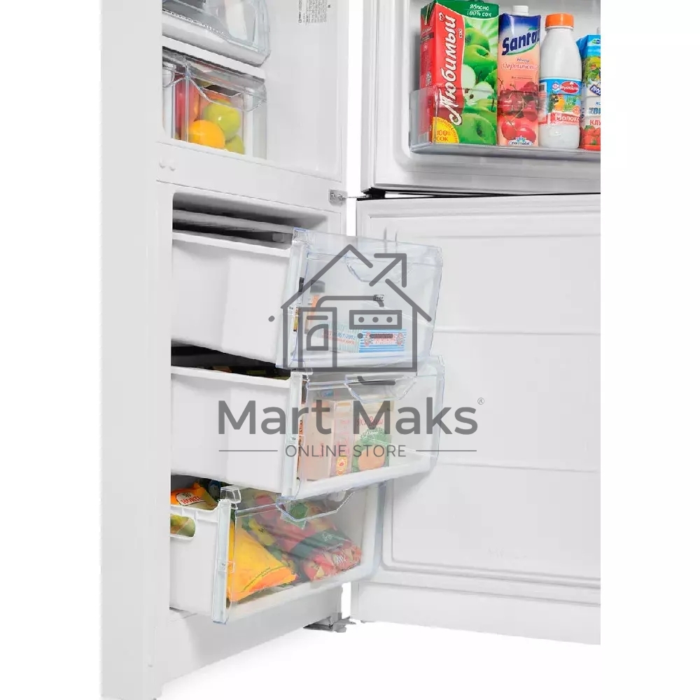 Холодильник Indesit DS 3200 W белый двухкамерный 252/87л морозилка снизу