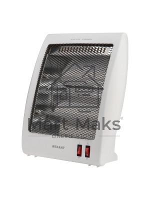 Обогреватель инфракрасный Rexant 60-0058, белый, кварцевый, 800 Вт, 14 м2, настольный