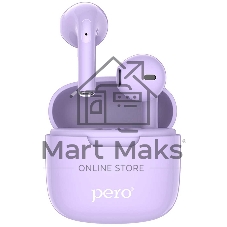 Беспроводные наушники PERO TWS05 COLORFUL Purple