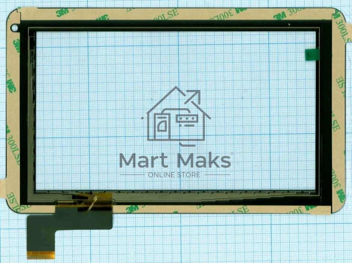 Сенсорное стекло (тачскрин) SG5137A-FPC-V1, черное