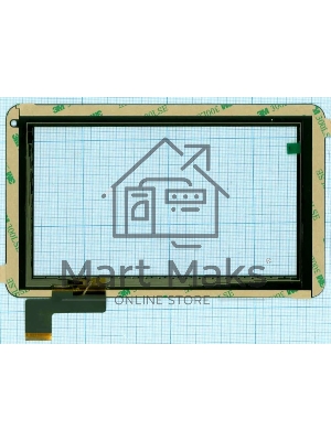 Сенсорное стекло (тачскрин) SG5137A-FPC-V1, черное