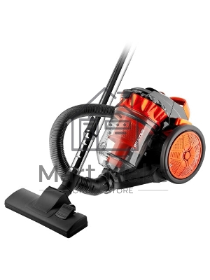 Пылесос BRAYER BR4201 черный/оранжевый, 400/2200 Вт, уборка сухая, пылесборник контейнер 3 л