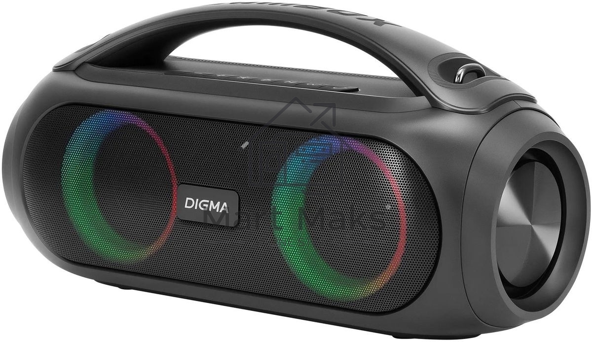 Колонка портатитвная Digma D-PS1530 черный/черный 50W 2.1 BT 10м 3000mAh (SP1530B)