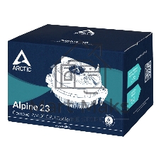 Кулер для процессора Arctic Alpine 23 серебристый, 90 мм, алюминий, 2000 об/мин, 22.5 дБ, 4 pin, 65 Вт, 65 мм