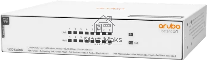Коммутатор HPE Aruba Instant On 1430 8G Class4 PoE 64W Switch Switch