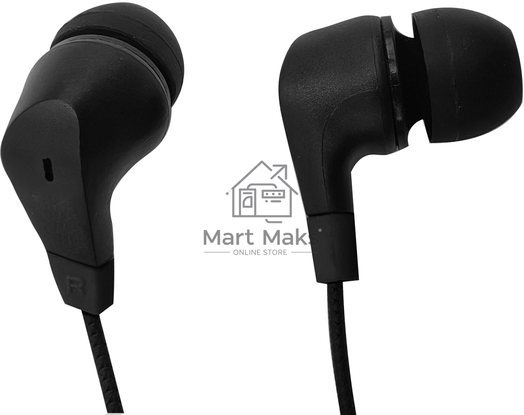 Гарнитура внутриканальные Oklick HS-S-250 1.2м черный проводные в ушной раковине (SS-E161)