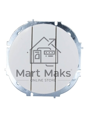 Выключатель 3-кл. СП OSEN механизм бел. LEZARD 743-0288-109