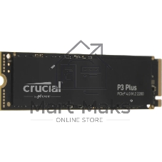 Накопитель SSD Crucial P3 Plus, 2Tb, PCIe 4.0 x4, M.2 2280, NVMe, R/W 5000/4200