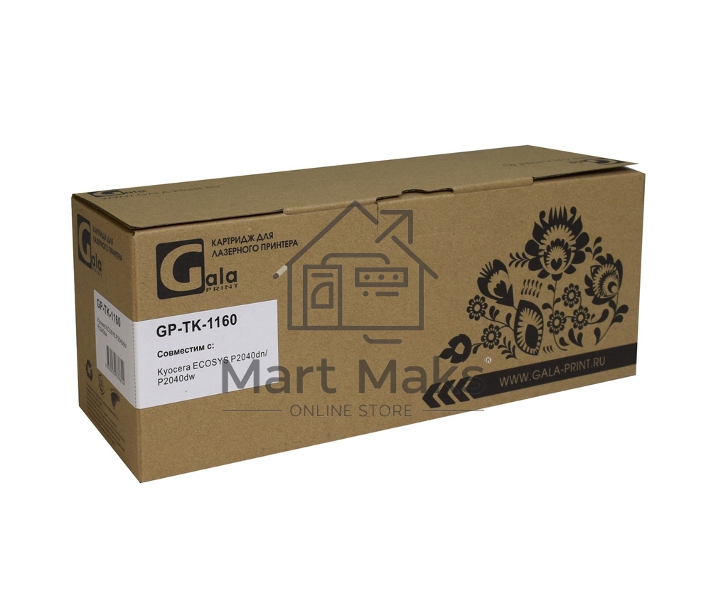 Картридж GalaPrint совместимый TK-1160 для Kyocera Ecosys P2040dn/2040dw 7200к GP