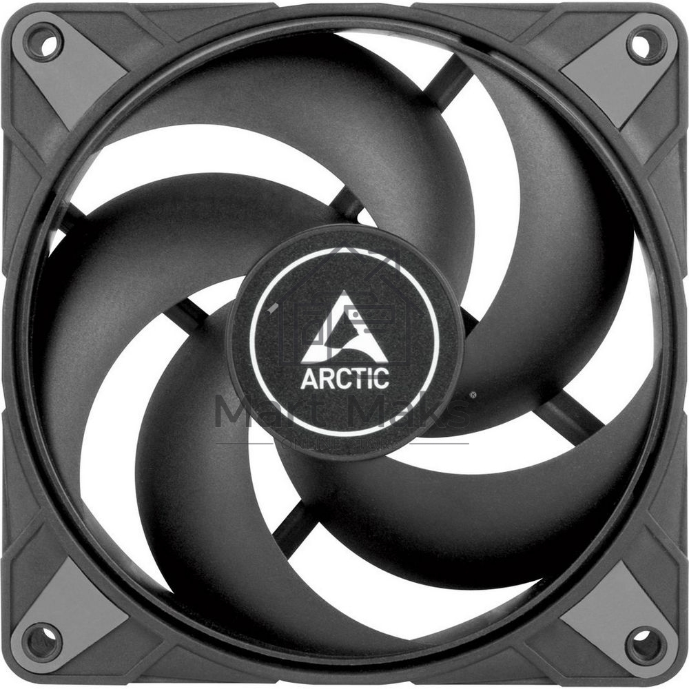 Комплект вентиляторов для корпуса Arctic P12 Max Value Pack черный, 120 мм, 3300 об/мин, 25.3 дБ, 4 pin