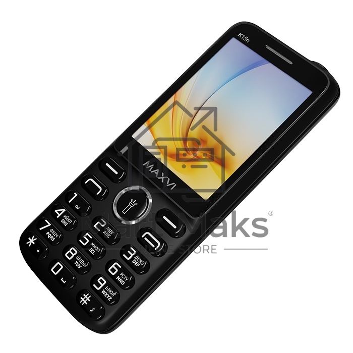 Мобильный телефон Maxvi K15n черный