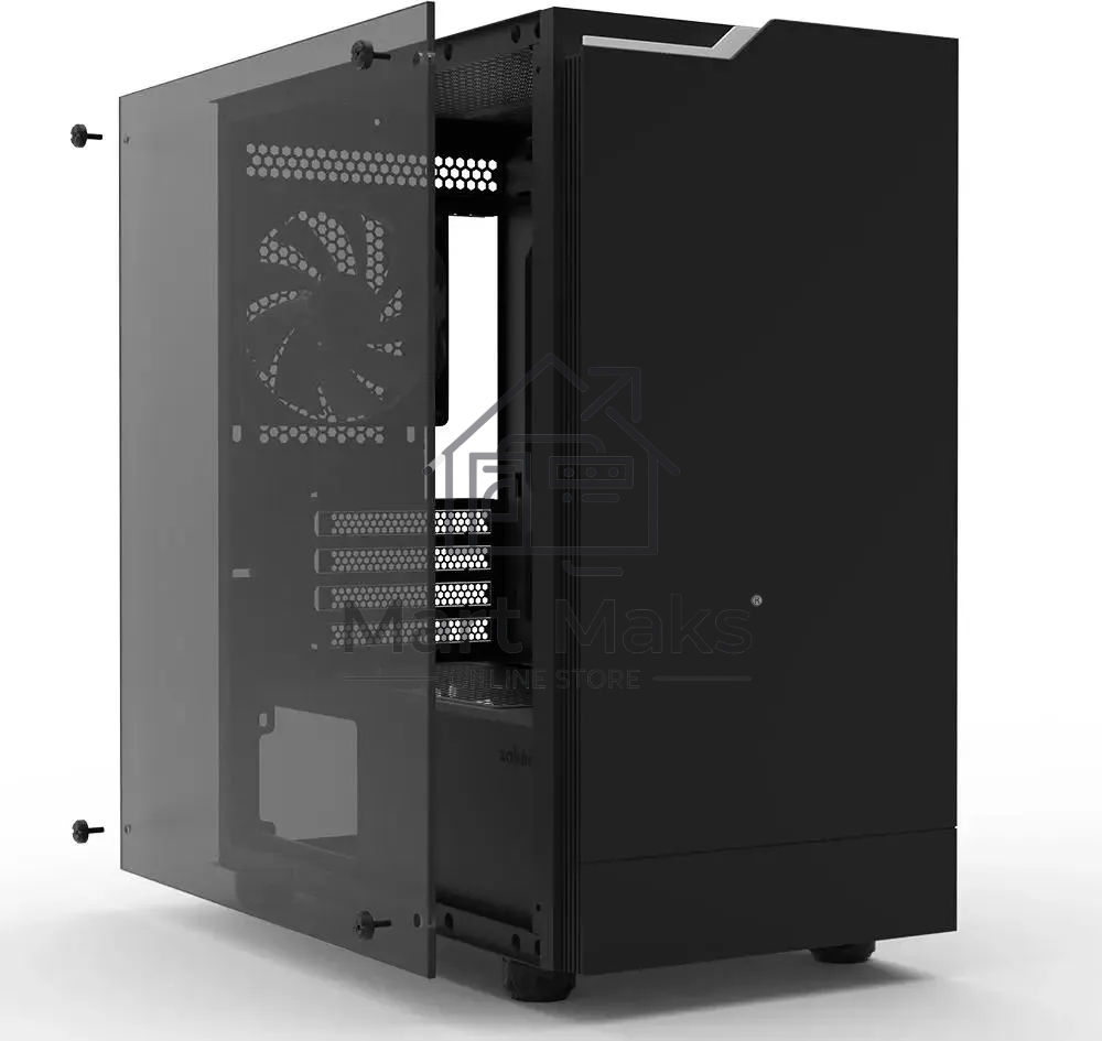 Компьютерный корпус Zalman ZM-T4 plus черный без БП mATX 1x80mm 3x120mm 1xUSB2.0 1xUSB3.0 audio bott PSU