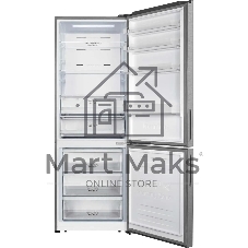 Холодильник Gorenje NRK720EAXL4 серый двухкамерный 347/109л морозилка снизу, No Frost