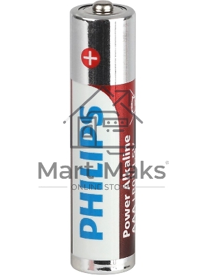 Элемент питания алкалиновый AAA/LR03 1.5В Power (блист. 20шт) Philips Б0064654
