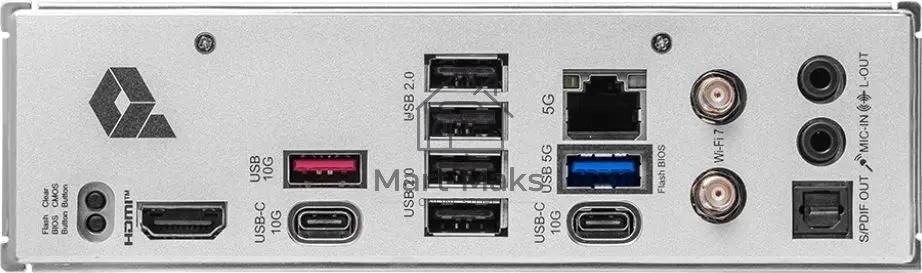 Материнская плата MSI PRO B850-P WIFI, AM5, AMD B850, 4xDDR5, 4xSATA, 3xM.2, 1xPCIe 5.0 x16, 1xPCIe 4.0 x4, 2xPCIe 3.0 x1, 1xHDMI, 1x5Gb LAN, Wi-Fi 7, 4xUSB 2.0, 1xUSB 3.2 Gen 1, 1xUSB 3.2 Gen 2, 2xUSB-C 3.2 Gen 2, 2x3.5 мм, 7.1, ATX