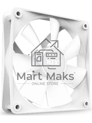 Вентилятор для корпуса Case Cooler NZXT F140 RGb Core Twin Pack (140x140x25мм, 4-pin PWM, RGb, 89.48CFM, 32.5dBA, 1800RPM, белый, 2pcs)