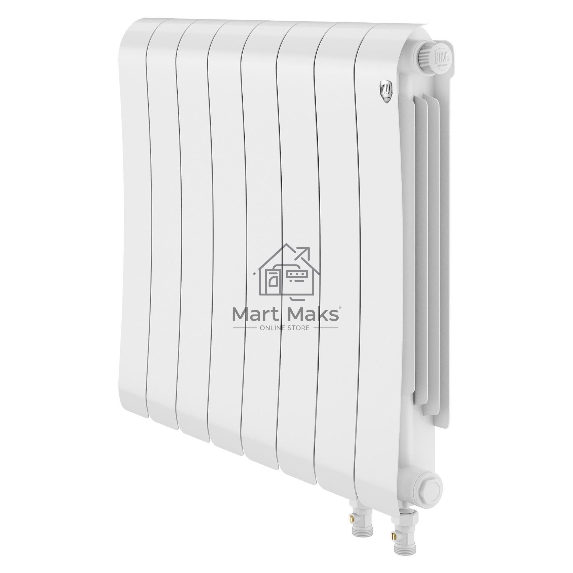 Радиатор Royal Thermo Infinity 500 Bianco Traffico VR80 - 8 секц.