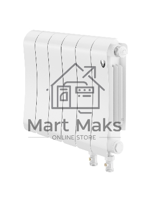 Радиатор биметаллический Royal Thermo Infinity 300 Bianco Traffico VR80 - 6 секц.