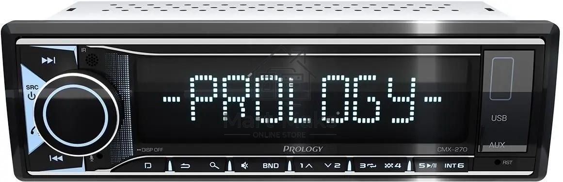 Автомагнитола Prology CMX-270 1DIN 4x55Вт