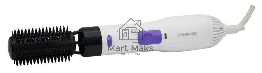 Фен-щетка Starwind SHP8502 1000Вт белый/фиолетовый