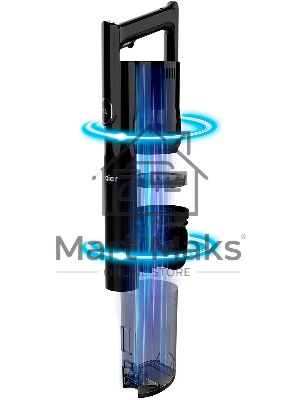 Пылесос вертикальный Haier HVC-D250 черный, питание от аккумулятора, 250 Вт, уборка сухая, пылесборник 0.8 л