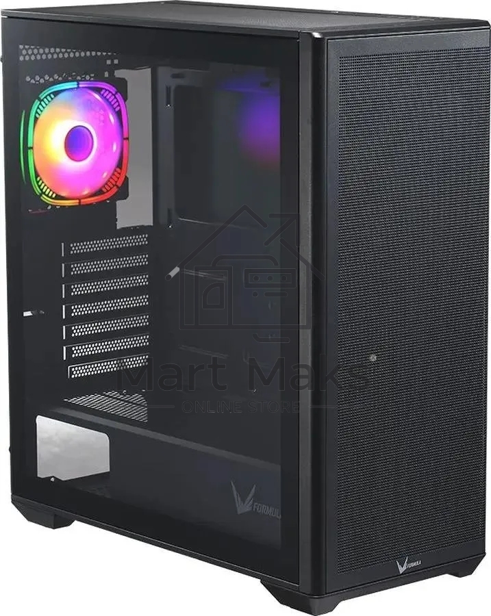 Компьютерный корпус AeroCool / Formula Air Power G5 Plus черный без БП ATX 4x120mm 2xUSB2.0 1xUSB3.1 audio bott PSU
