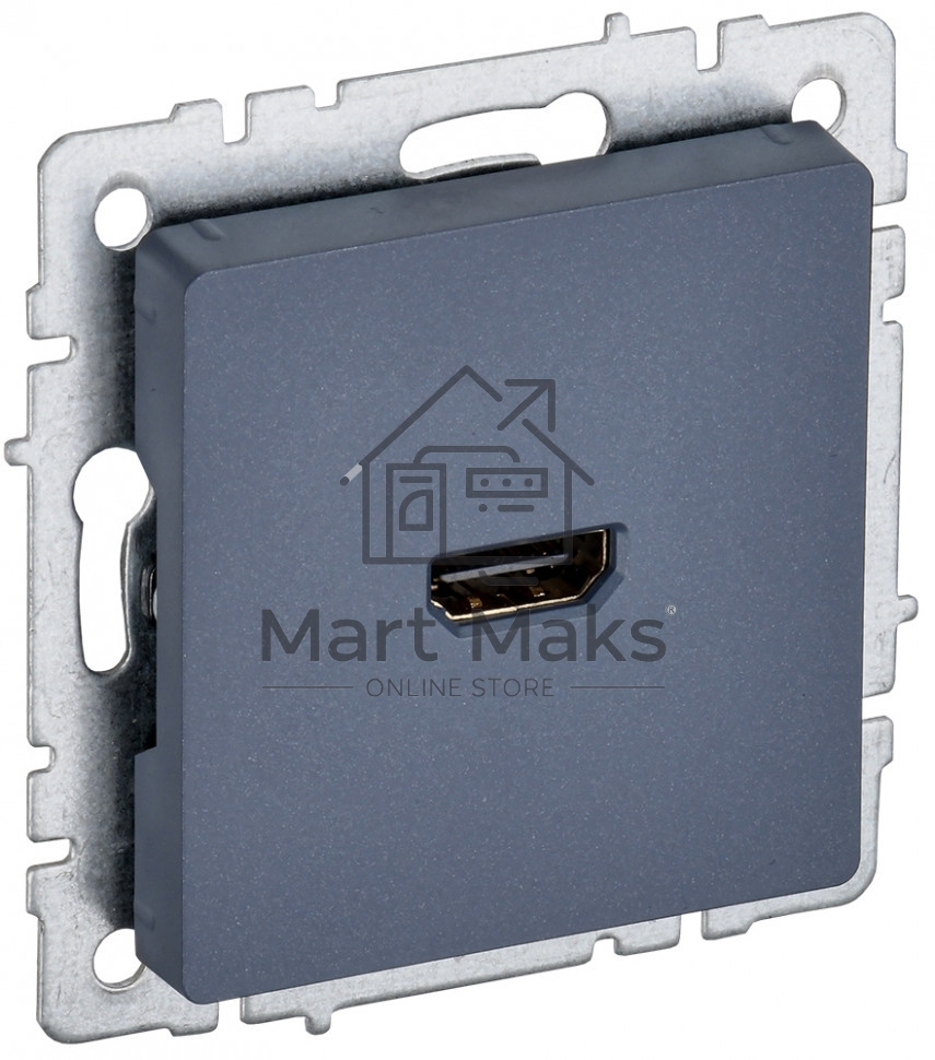 Розетка HDMI IEK BRITE РHDMI-0-БрМ маренго