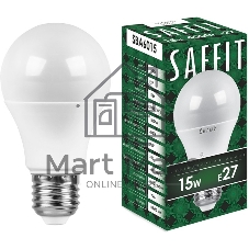 Лампа светодиодная SAFFIT SBA6015 (55011) 15Вт Е27 белый