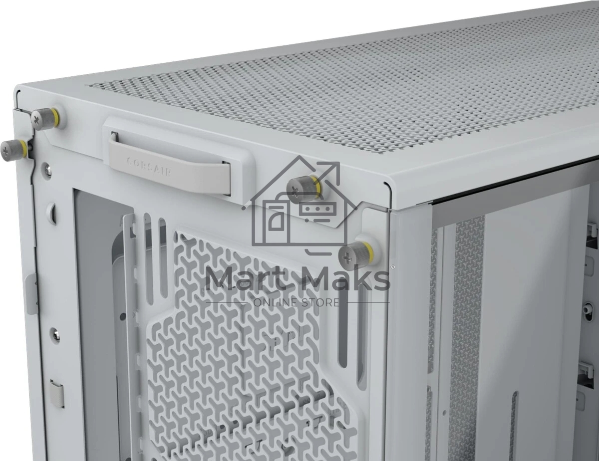 Компьютерный корпус без блока питания Corsair Frame 4000D, Midi-Tower, TG, no fan, 2xUSB-A 3.2, 1xUSB 3.2 Type-C, E-ATX, ATX, mATX, mITX White