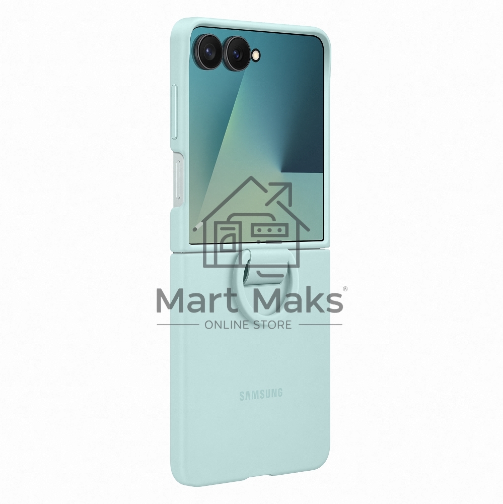 Чехол (клип-кейс) Samsung для Samsung Galaxy Z Flip7 Ring Case Z Flip7 мятный (EF-PF766TMEGRU)