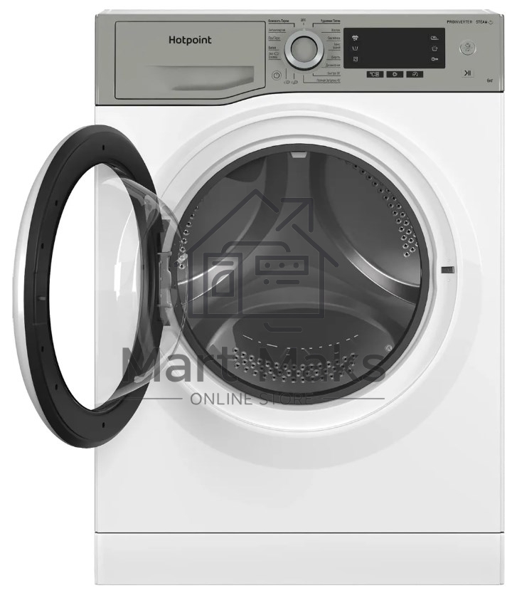 Стиральная машина Hotpoint NSD 6239 SVE RU белый, загр. фронтальная макс.: 6 кг 1200 об/мин класс: А