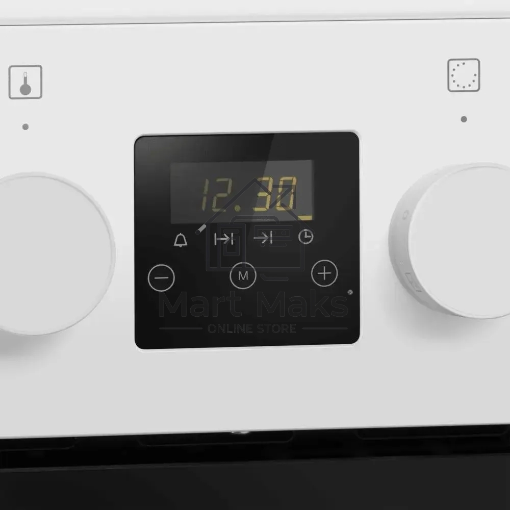 Плита электрическая Maunfeld MEC57CW08TD белый, конфорок 4 шт, духовка 59 л, 50 см x 85 см x 60 см