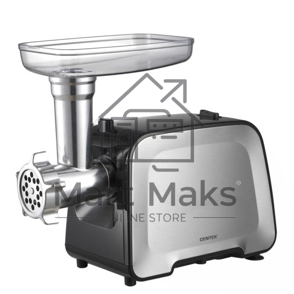 Мясорубка Centek CT-1604 2200 Bт, 2,2 кг/мин, реверс, стальной коннектор, 2 диска, 2 насадки