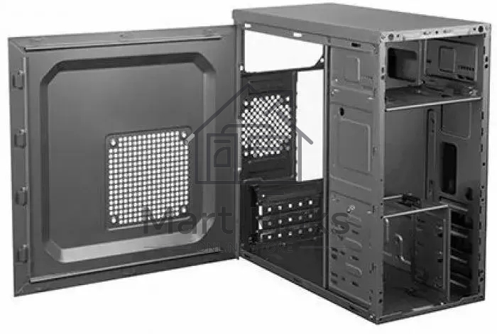 Компьютерный корпус LinkWorld VC-13M071 М0 черный без БП mATX 1x80mm 1x120mm 2xUSB2.0 audio