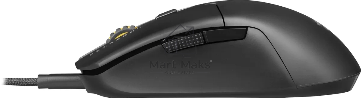 Мышь проводная игровая REDRAGON FYZU черная (USB, Pixart P3395, Huano, 6 кн., 26000 Dpi, RGb подсветка)