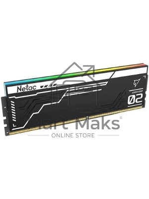 Оперативная память Netac Shadow II RGB, DDR5, 32GB (2x16GB), 6800 MHz, CL34, с радиатором, RGB, чёрный