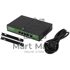 Коммутатор Digma DSP204G-1G-T80, 5×1 Гбит/с, неуправляемый