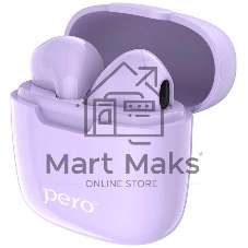 Беспроводные наушники PERO TWS05 COLORFUL Purple