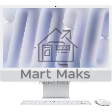 Моноблок 24'' Apple Imac 24 (2024) M4 10C CPU, 10C GPU/16GB/256GB SSD Silver