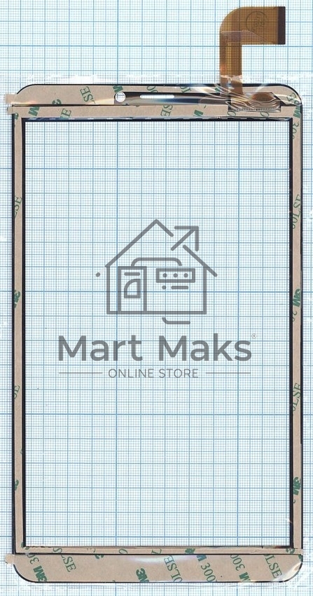 Сенсорное стекло (тачскрин) RP-451A-8.0-FPC-A2, золотое