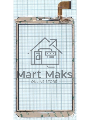 Сенсорное стекло (тачскрин) RP-451A-8.0-FPC-A2, золотое